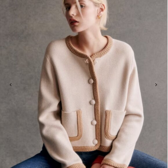 Sezane Sweaters - NWOT Sezane Auguste cardigan jacket